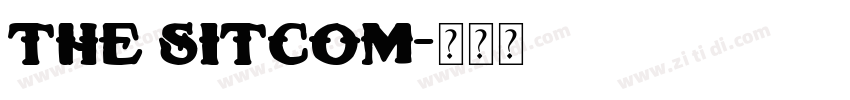 The Sitcom字体转换